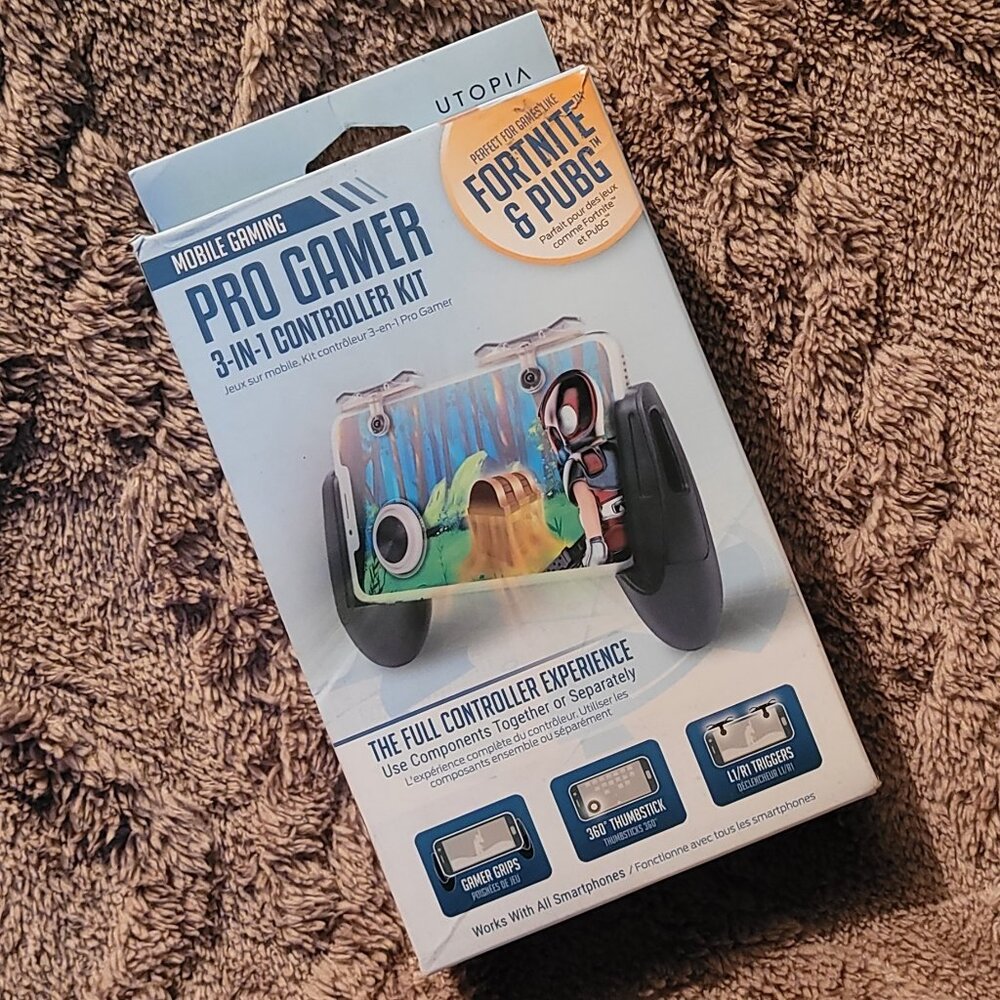 Pro Gamer 3-IN-1 Mobile Gaming Controller Kit